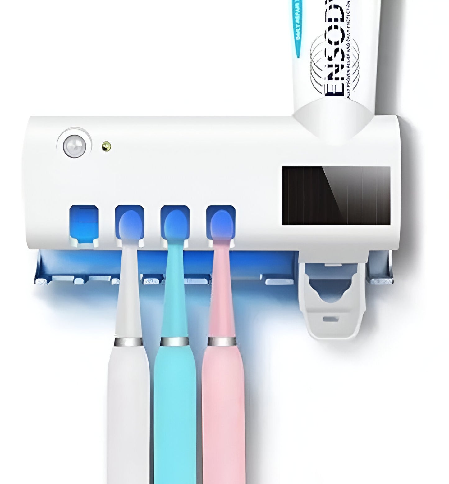 Dispensador Crema Dental+ Soporte Esterilizador De Cepillos