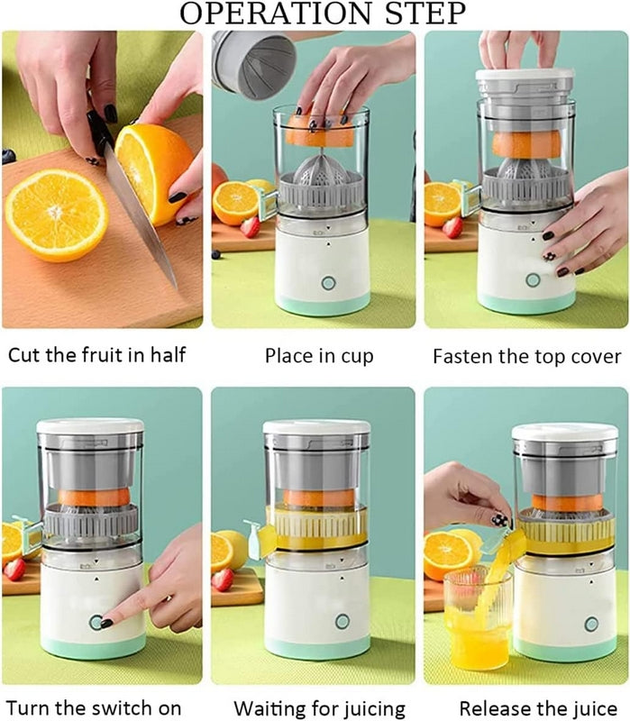 Exprimidor Extractor De Frutas Naranja Recargable Portatil