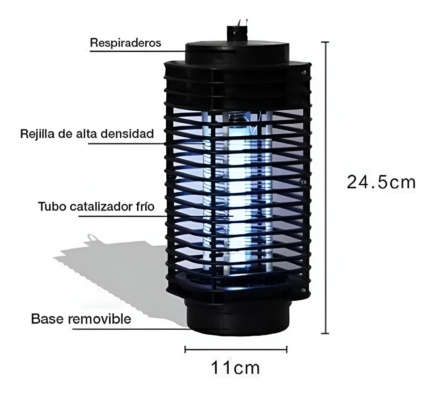 Lampara Mata Mosquito Uv Electrico Mata Moscas Insectos