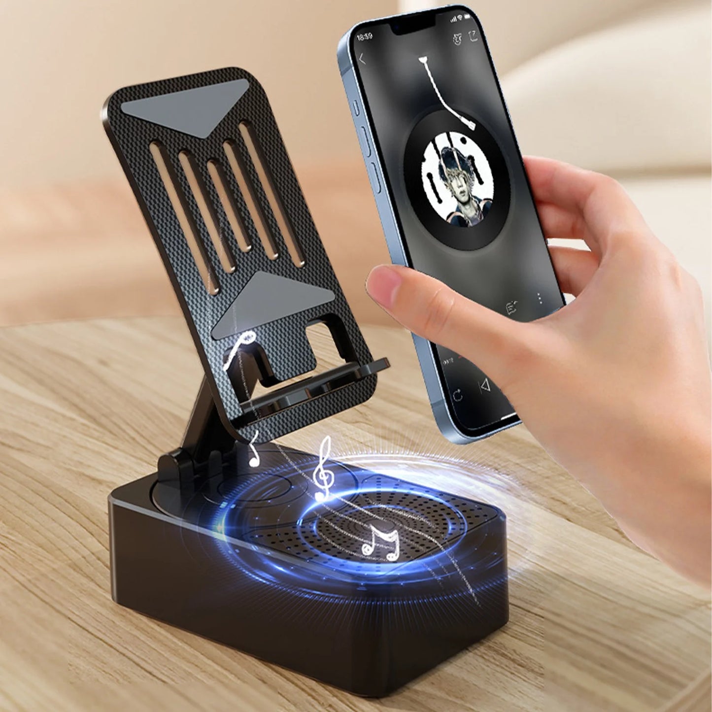 soporte para celular con bluetooth